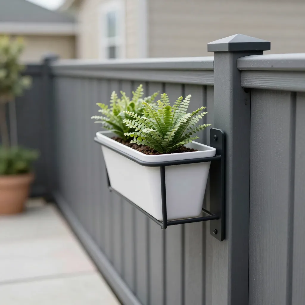 Modern bracket close-up